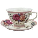 Чашка с блюдцем из фарфора DomiNado 97-227 (97-227) 