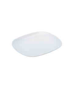 Тарелка мелкая стеклокерамическая "Sweet Line White" 28*23 см (арт. J0587, код 286430)