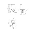 Унитаз напольный Cersanit Street Fusion New Clean S-KO-SFU011-3/5COn-S-DI  (S-KO-SFU011-3/5COn-S-DI CERSANIT) 