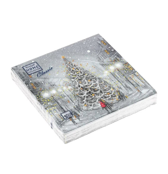 Салфетки декоративные 33 х 33 см, 3 слоя, (20 шт) 