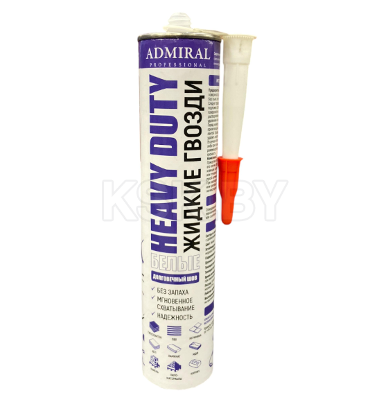 Жидкие гвозди Admiral Professional белый 300мл