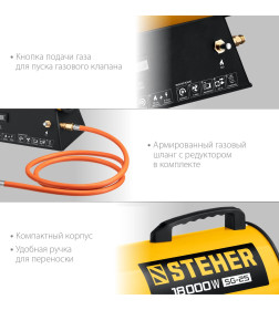 Тепловая пушка газовая, STEHER SG-25