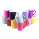 Кружка фарфоровая "Neon" 350 мл/10,5 см, BPY170-G цвет МИКС (BPY170-G) 