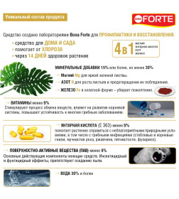 Средство 4в1 от пожелтения листьев Bona Forte 285 мл