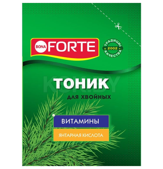Средство тоник сухой для хвойных растений Bona Forte 15 г