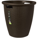 Кашпо напольное 470 мм/50 л с внутренним горшком 27 л (горький шоколад) Rattan InGreen ING6216ГШК (ING6216ГШК) 