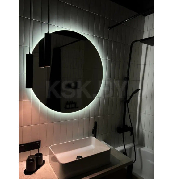 Круглое зеркало c подсветкой 70 см (бесконтактное включение) LED MOTION Emze (LED.70.70.MOTION.4K) 