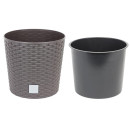 Горшок пластиковый Flower pot RATO Tubus – UMBER (DRTUS400-440U) 