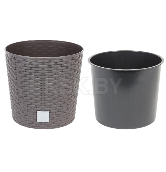 Горшок пластиковый Flower pot RATO Tubus – UMBER (DRTUS400-440U) 