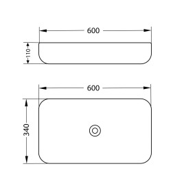 Умывальник Lauter 21487-60 (60x34)