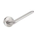 Ручка дверная "Новара" SN (Локит,Локстайл) 