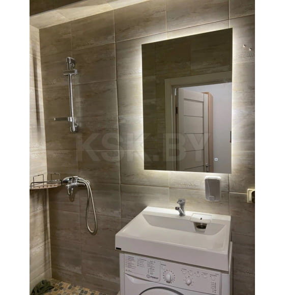 Зеркало прямоугольное с подсветкой, 60х90 см LED RECTANGLE Emze (LED.60.90.4K) 