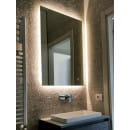 Зеркало прямоугольное с подсветкой, 60х80 см LED RECTANGLE SMALL Emze (LED.60.80.4K) 