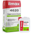 Гидроизоляционная смесь, эластичная, двухкомпонентная ilmax 4620 AQUASTOP Flex (24+8кг). Компонент А+Б  (4620            ) 