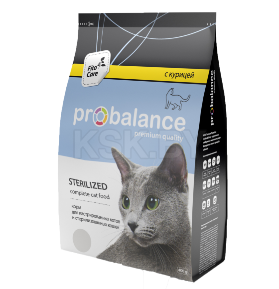 ProBalance Sterilized Корм сухой для стерелиз кошек/кастр. котов 400 г