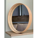 Зеркало круглое в раме 40 см дуб Loft Emze (LOFT.40.40.DUB) 