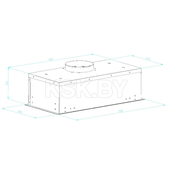 Вытяжка  SCHTOFF DNS Light 60 Black (DNS Light 60 Black) 