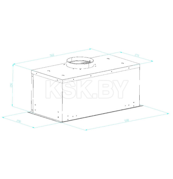 Вытяжка  SCHTOFF Konvex 60 Black (Konvex 60 Black) 