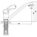 Смеситель для кухни Gross Aqua Base, 3210258С-G0110 (3210258С-G0110) 