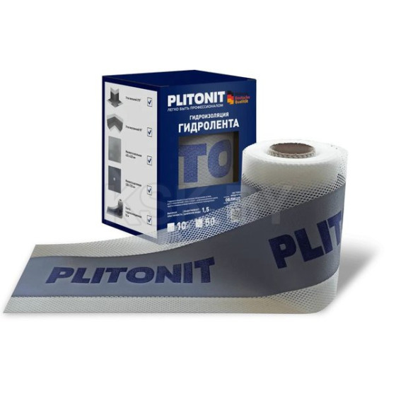 Лента гидроизоляционная PLITONIT ГидроЛента, 10м