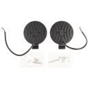 Фара светодиодная OFF ROAD 84*84(100)*17мм круглая 12V/24V 27W 6000К SKYWAY компл 2 шт 9 диодов (S07201096) 