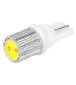 Автолампа диод T10 (W5W) 12V 1 SMD 1-конт радиатор Белая SKYWAY габарит/стоп/салон/номер