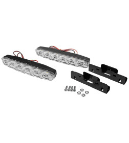 Ходовые огни SKYWAY 12V 6 SMD диодов (~155*33*17мм) 2шт