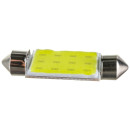 Автолампа диод T11 (C5W) 12V 1 COB 1-конт 39мм Белая SKYWAY салон/номер (S08201154) 