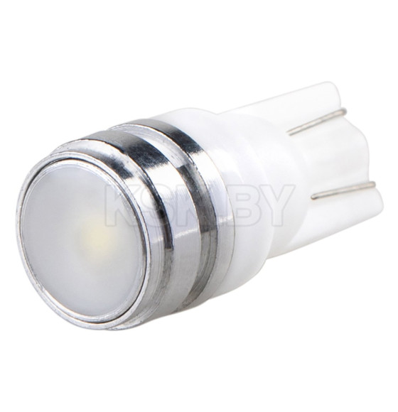 Автолампа диод T10 (W5W) 12V 1 SMD без цоколя 1-конт Белая SKYWAY комп.2 шт (S08201102) 