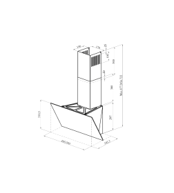 Вытяжка кухонная "making Оasis everywhere" NP-50B