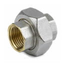 Американка прямая  1" 1/4" вн.-вн, латунь никелир., Aguasfera