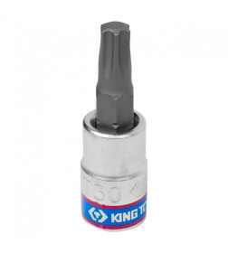 Головка торцевая 1/4" с вставкой-битой TORX T30х37 мм KING TONY 203330