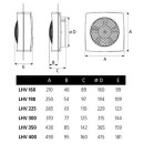 Вентилятор CATA LHV 190 (LHV 190) 