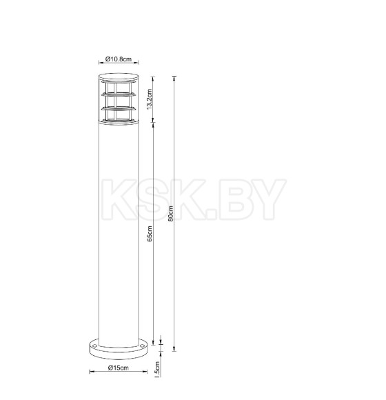 Светильник уличный ARTE LAMP A5318PA-1BK (A5318PA-1BK) 