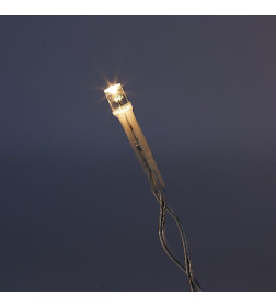 Бахрома светодиодная с эффектом мерцания, 10м. Соединяемая. 480 светодиодов Теплый белый свет ULD-B10008-480/TTK WARM WHITE IP44