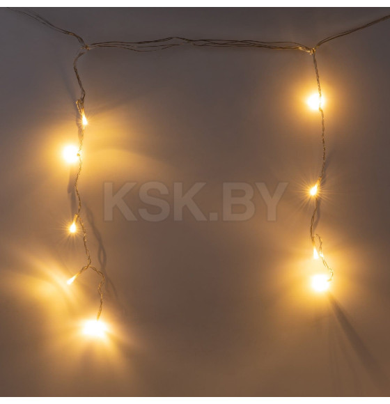 Бахрома светодиодная с эффектом мерцания, 12м. Соединяемая. 195 светодиодов. Теплый белый свет ULD-B12006-195/TTK WARM WHITE IP44 (UL-00010878) 