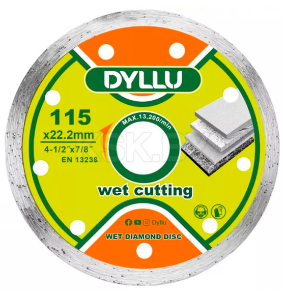Диск алмазный 115x5x22,2 мм DYLLU DTDC2K02 (DTDC2K02) 
