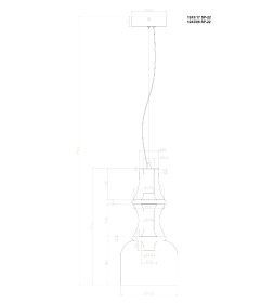 Светильник подвесной Divinare 1243/17 SP-22