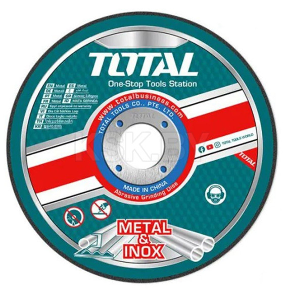 Круг отрезной по металлу 125x1,0x22,2 мм TOTAL TAC2101251 (TAC2101251) 