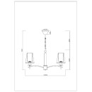 Светильник подвесной ARTE LAMP A4098LM-5CC (A4098LM-5CC) 