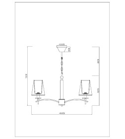 Светильник подвесной ARTE LAMP A4098LM-5CC