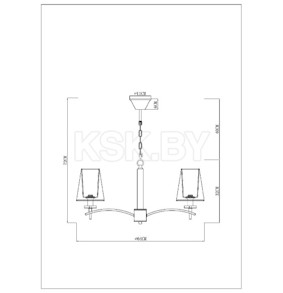 Светильник подвесной ARTE LAMP A4098LM-5CC (A4098LM-5CC) 