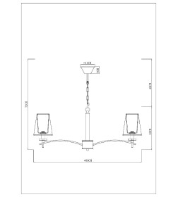 Светильник подвесной ARTE LAMP A4098LM-8CC