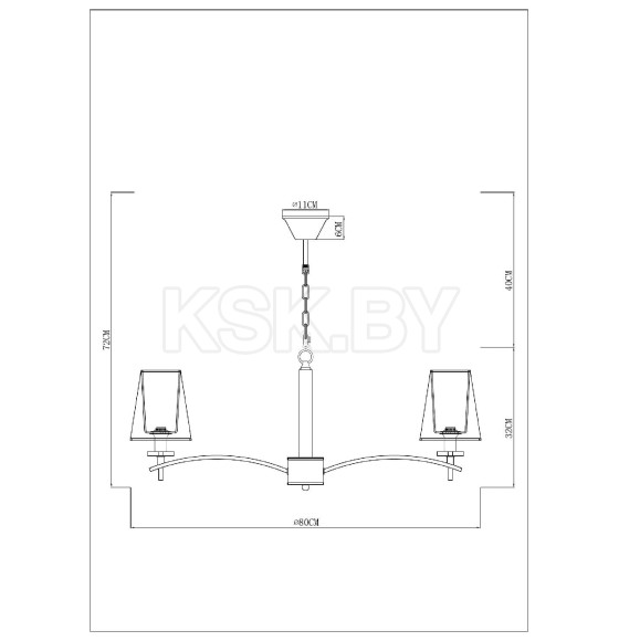 Светильник подвесной ARTE LAMP A4098LM-8CC (A4098LM-8CC) 