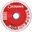 Диск абразивный 115х1,0х22,23 мм тип 41 High Power Okinawa 2023-115-1-HP (2023-115-1-HP)