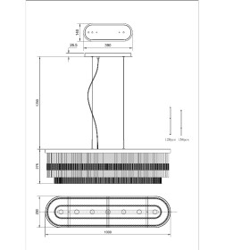 Светильник подвесной Divinare 6813/17 SP-7