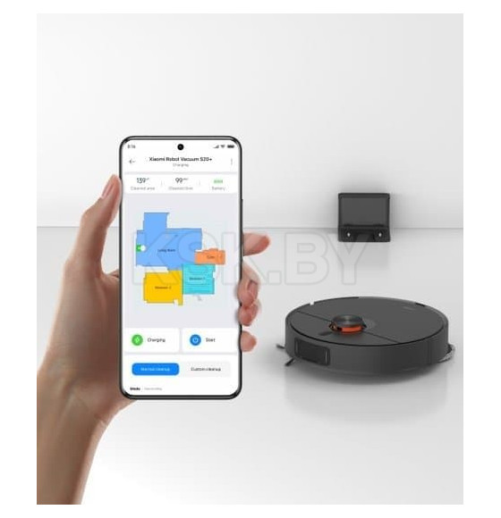 Робот-пылесос Xiaomi Robot Vacuum S20+ (B108GL) / BHR8158EU (черный) (BHR8158EU) 