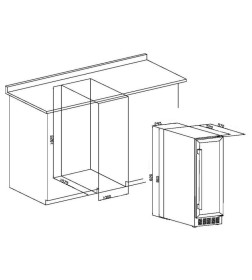 Винный шкаф Weissgauff WWC-17 DB DualZone