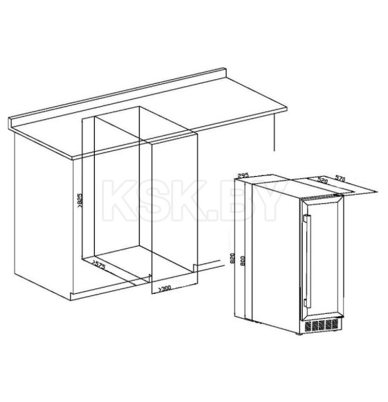 Винный шкаф Weissgauff WWC-17 DB DualZone (WWC-17DBDualZone) 