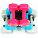 Набор гантелей ATLAS SPORT FITNES COMPOSIT 12кг с подставкой (2шт*1кг+2шт*2кг+2шт*3кг) (2071000340128) 